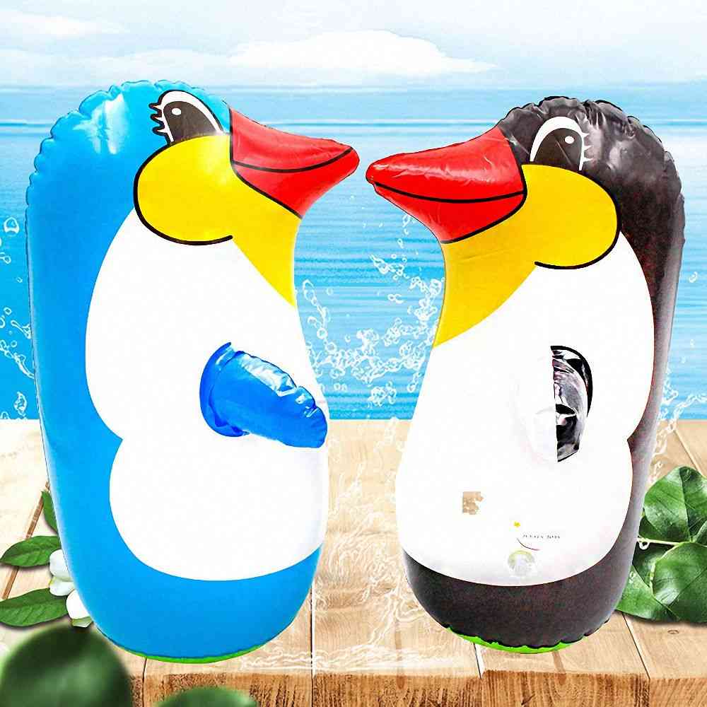 Felfújható pingvin - úszómedencei strandjátékok
