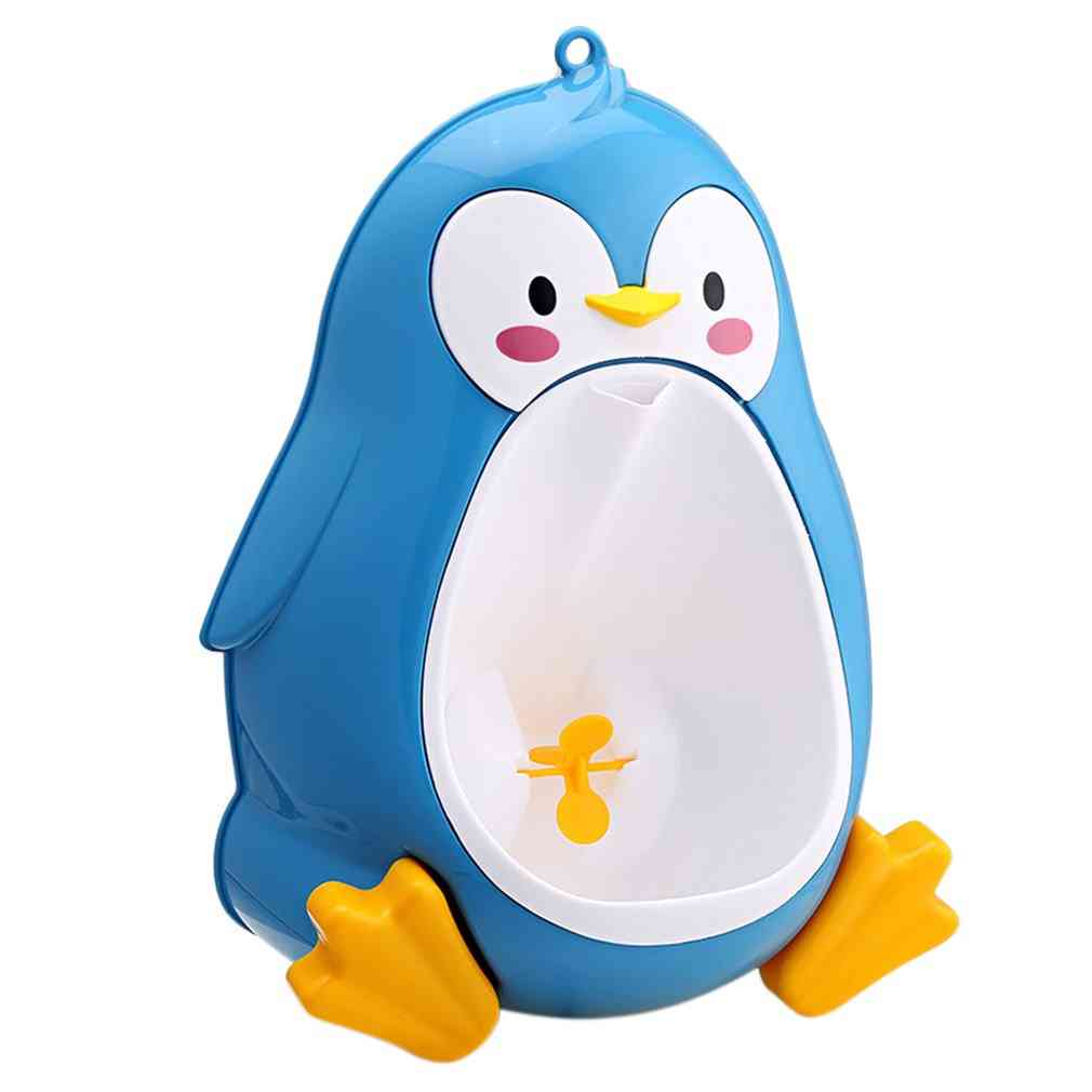Cute Penguin Cartoon Shaped Standing Pee Urinal Toilet For