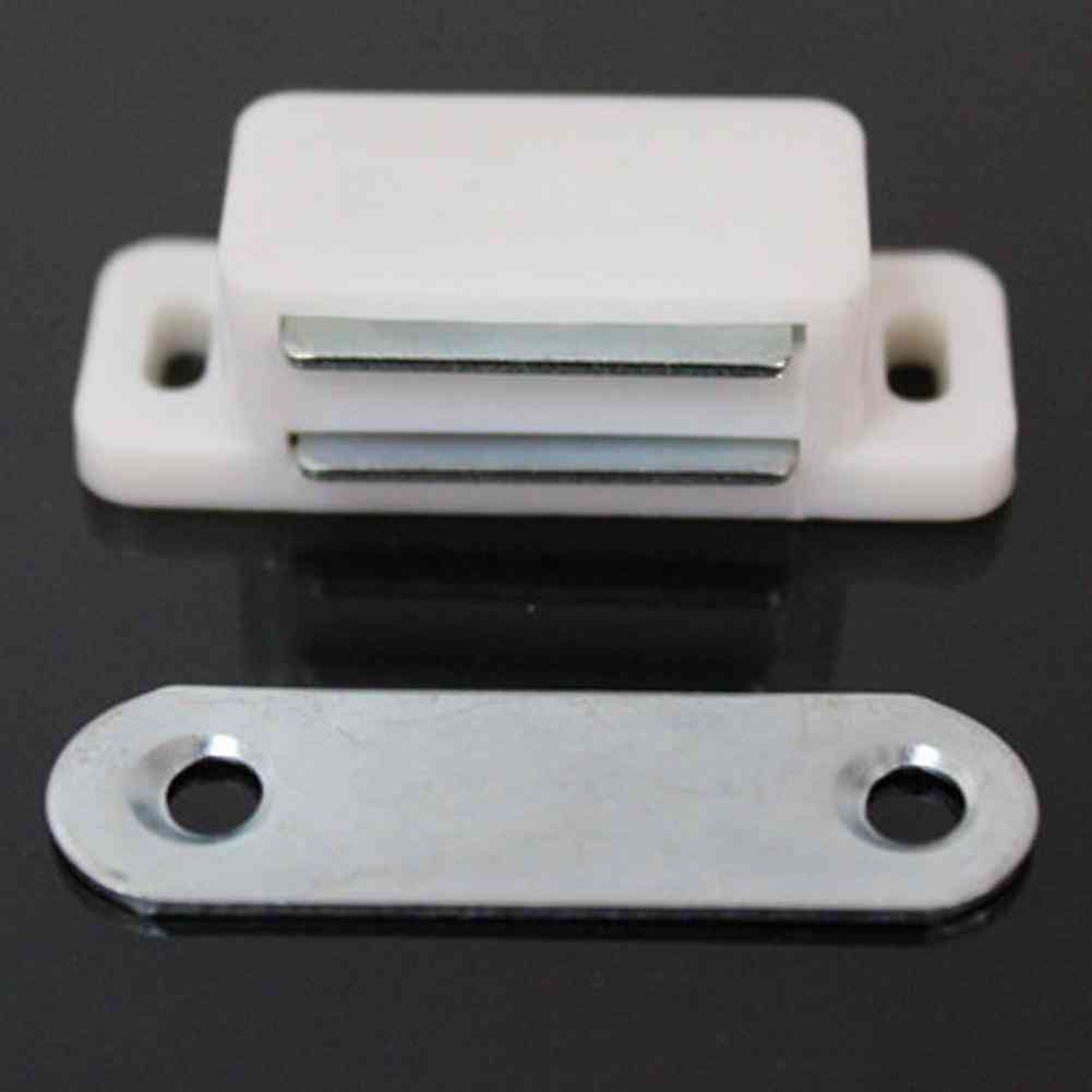 4pcs Plastic Magnetic Catch, Door Stopper - Self Aligning Cabinet