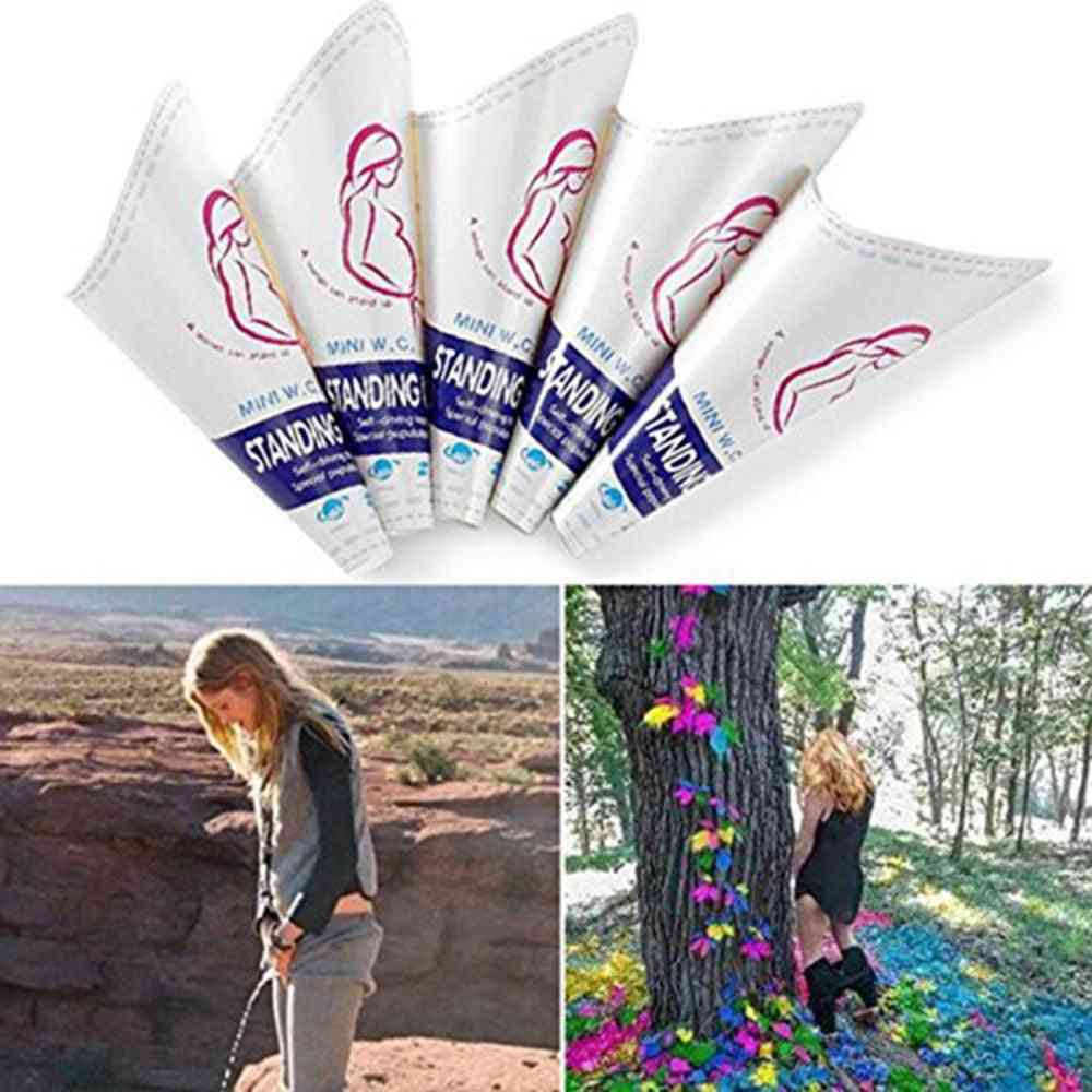 10pcs/set Of Women Disposable Urinal Device For Stand Up & Pee