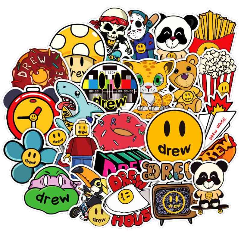 50pcs Drewhouse Sticker For Pc ,suitcase, And Laptop-cool Cartoon Stickers