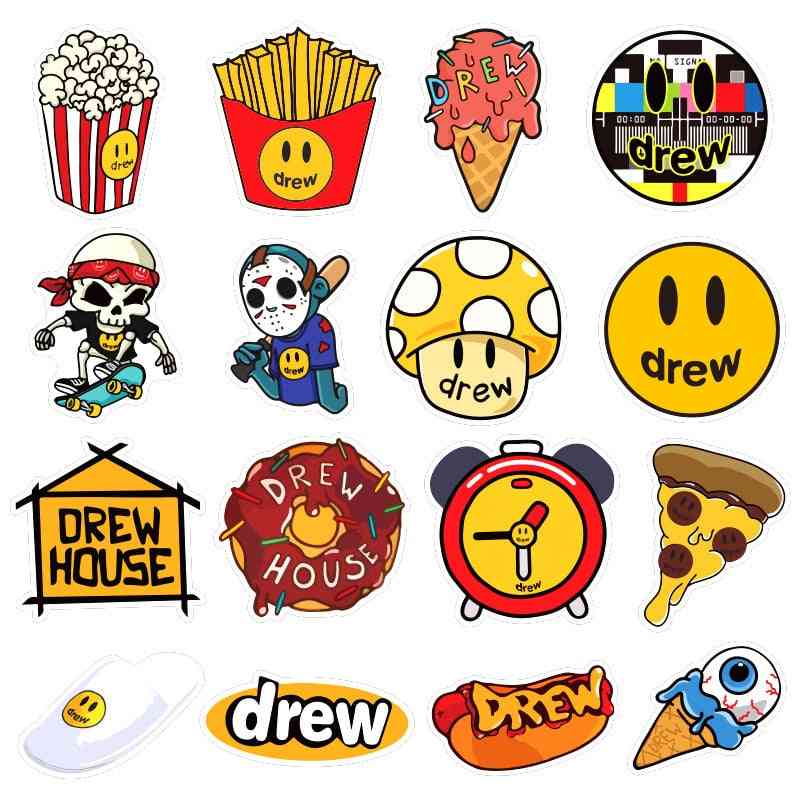 50pcs Drewhouse Sticker For Pc ,suitcase, And Laptop-cool Cartoon Stickers