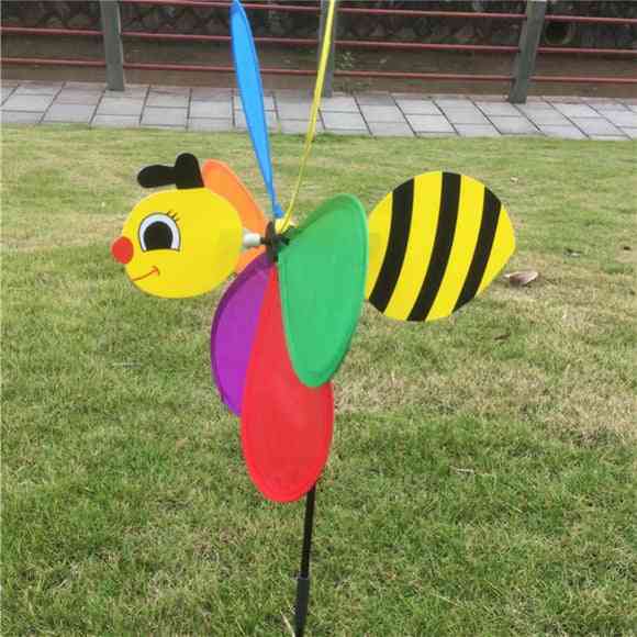 Colorful 3d Insect, Large Animal Bee, Ladybug Windmill - Garden Outdoor Classic