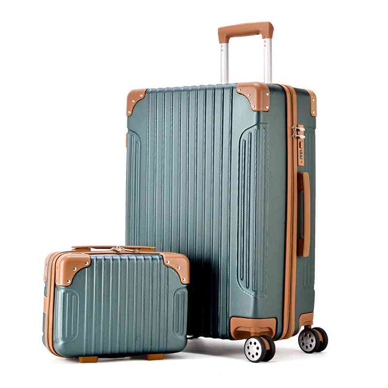 Abs Rolling Luggage Sets Spinner Suitcase Wheels Bags