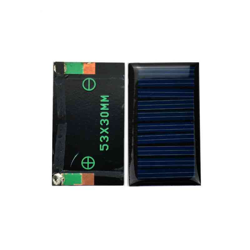 2 stks 5 v 30mA epoxy polykristallijn silicium mini-zonnepanelen cellen, fotovoltaïsche paneel oplader voor diy thuis solar -