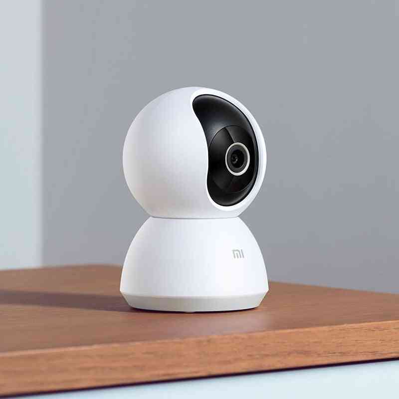 Originele xiaomi mijia smart ip-camera 2k 360 hoek video wifi nachtzicht draadloze webcam beveiligingscamera babyfoon - originele Amerikaanse stekker