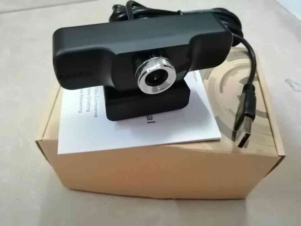 Webcam 1080p hd autofocus usb met microfoon, computer / desktop streaming camera voor klasstudenten 90 graden extende -