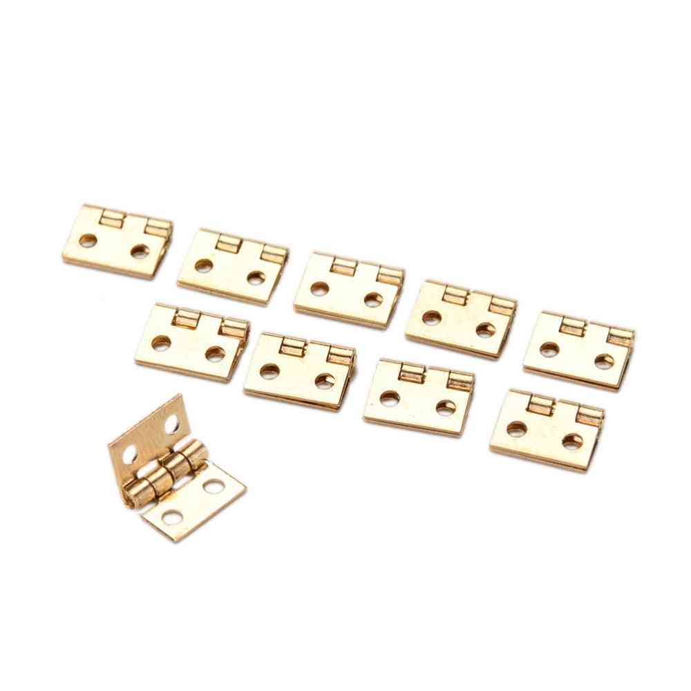 Mini Furniture Hinges For Jewelry Box, Model Making, Doll House And Other