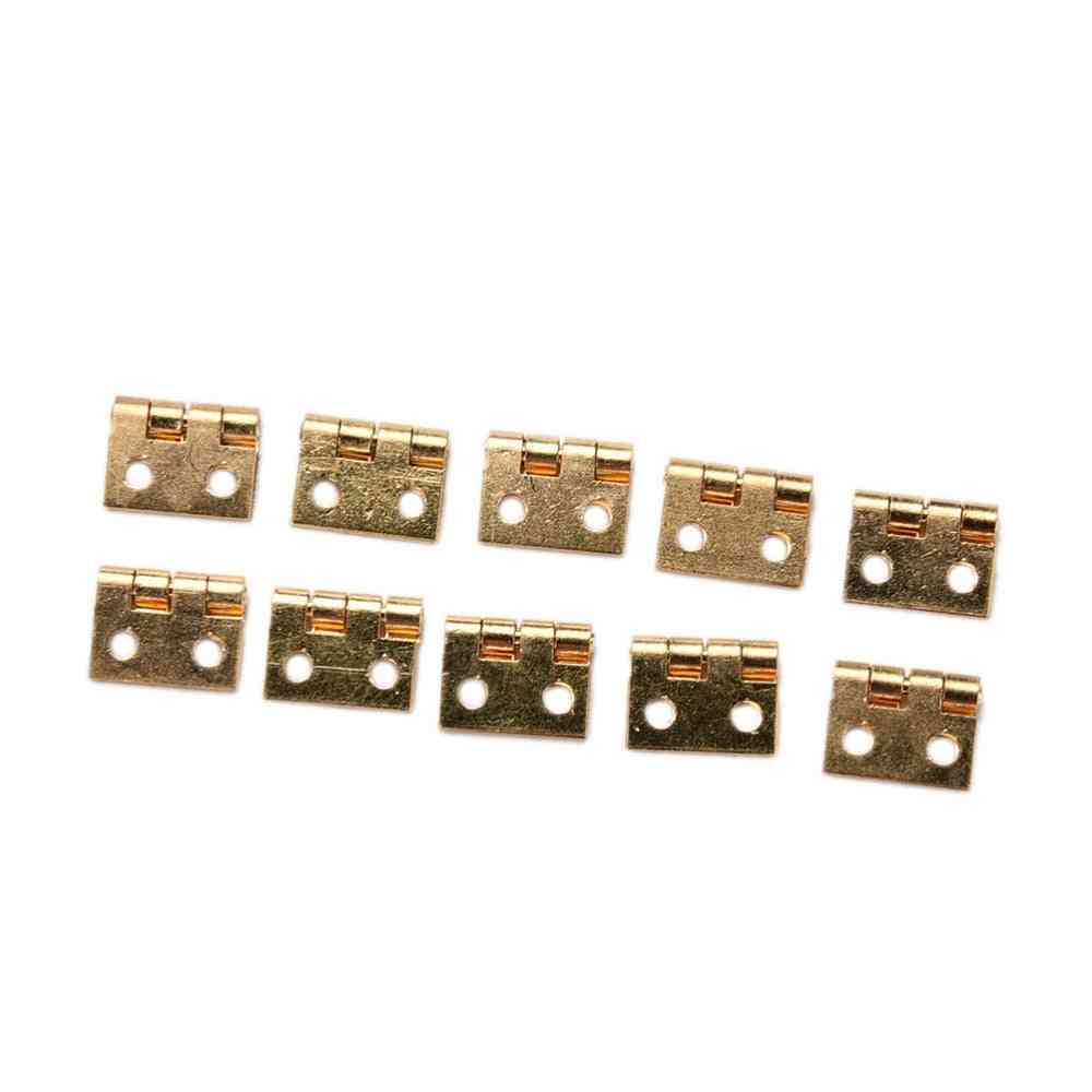 Mini Furniture Hinges For Jewelry Box, Model Making, Doll House And Other