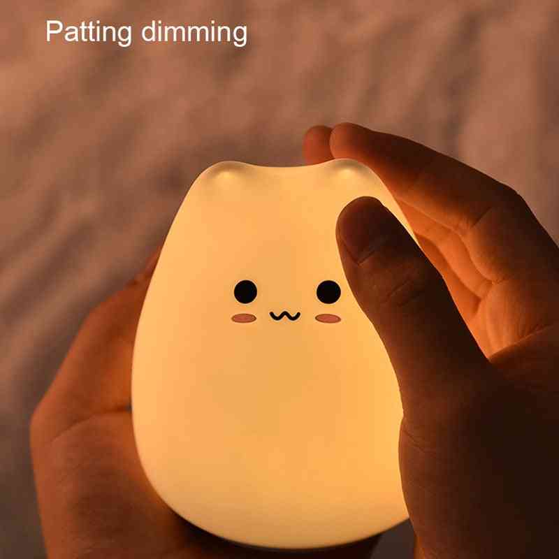 Little Cat Design-silicon Led Night Lamp