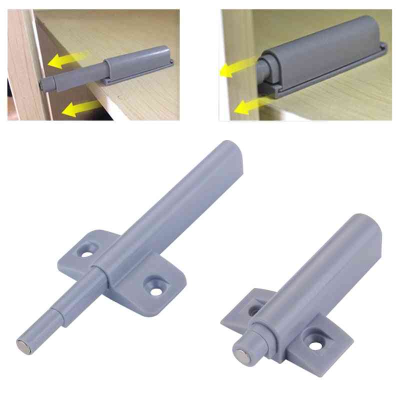 Myhomera Magnetic Catches Cabinet Latch Push- Open Cupboard Drawer Door Touch Stop, Damper Buffer Pull Push Invisible