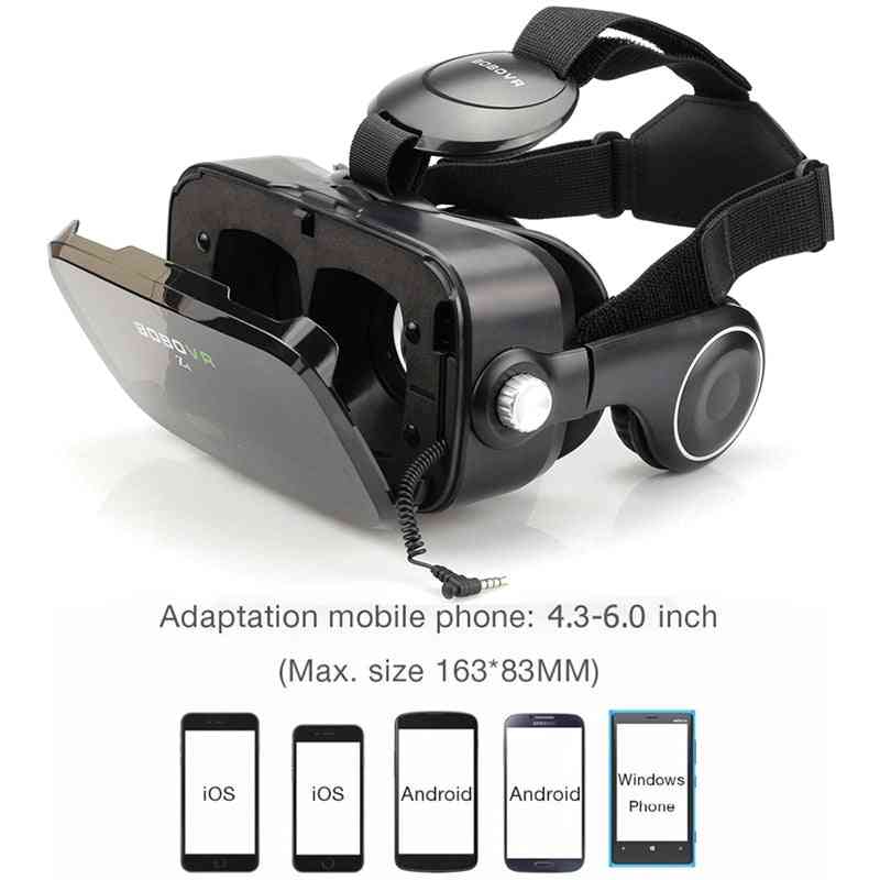 óculos 3D VR de realidade virtual, original bobo vr z4 / bobo vr z4 mini caixa de papelão VR 2.0 para smartphone de 4,0-6,0 polegadas - z4-wh