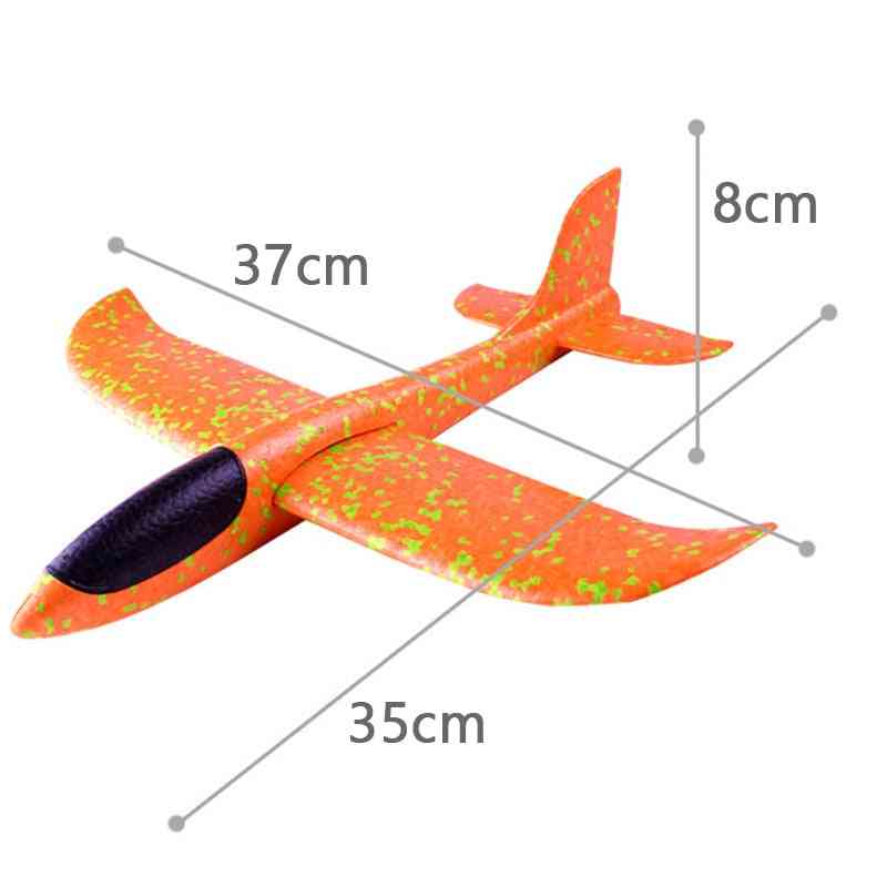 Foam Plane Throwing Glider Toy, Airplane Inertial Foam Epp Flying Plane Outdoor Fun Sports Toys For Children