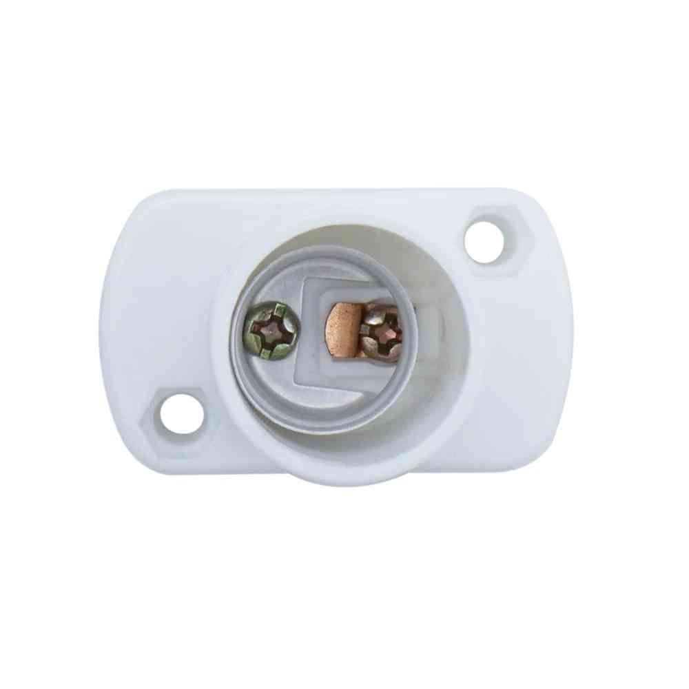 Mini skrue lampe base holder - pære holder adapter - E12 base - 33mm