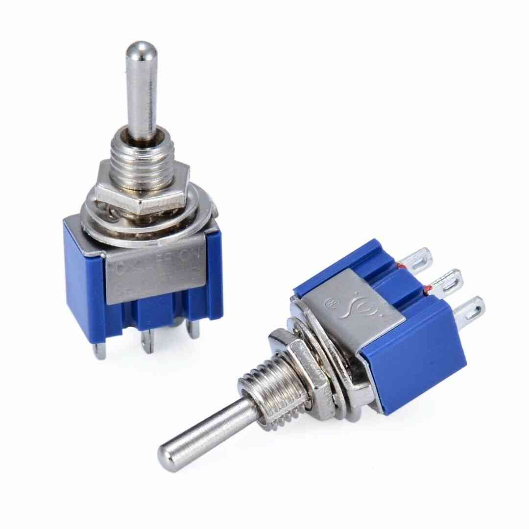 Mts-103 Blue Miniature Control Toggle Switch- With 3 Position
