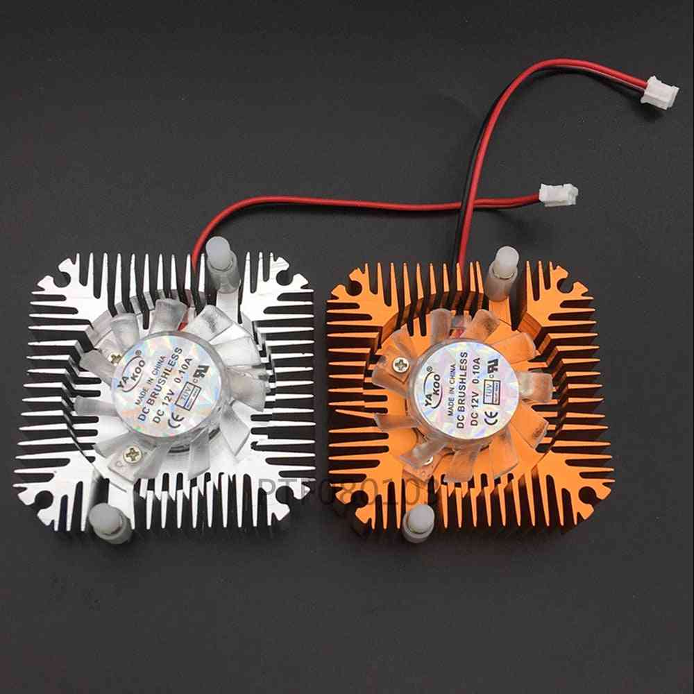 Aluminum Heatsink With Fan For 5w/10w Led Light Cooling Cooler