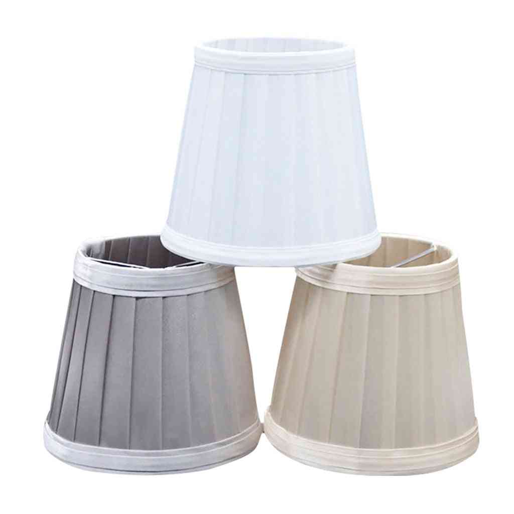 Mikksire art deco-lampeskærm, vintage plisseret væglampe stof lampeskærm, nordisk stil moderne lampedæksel til boligindretning