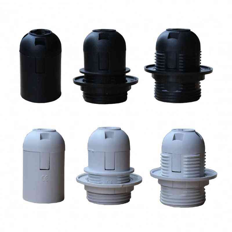 1ks vysoce kvalitní bílá / černá 2a 250V E27 / E14 držák na lampu s certifikací CE, patice E14 / E27