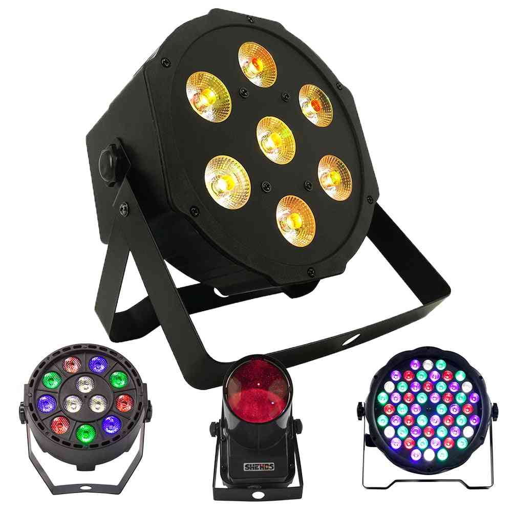 6 In 1 Stage Led Flat Par And Spotlight With Wash Effect