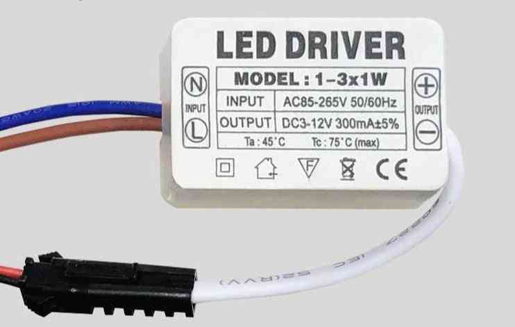 Alimentatore di alta qualità 1w / 7w / 15w / 18w / 24w / 36w, interruttore trasformatore adattatore driver led per luci led