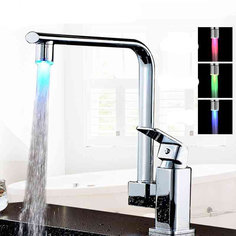 Led Water Faucet-colors Changing With Temperature Sensor