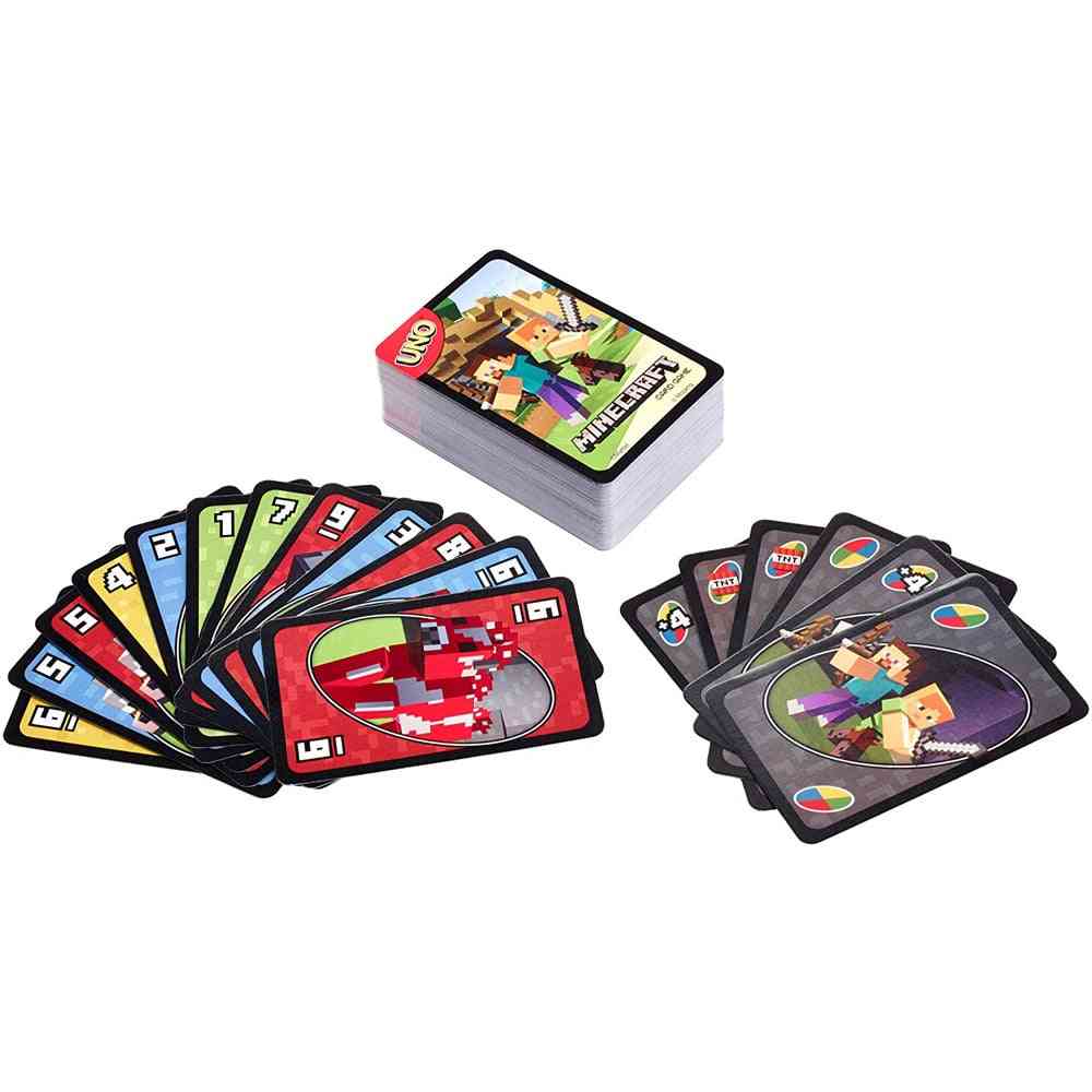 Mattel Games Uno Series Card For Family Party Board Classic Fun Poker Playing