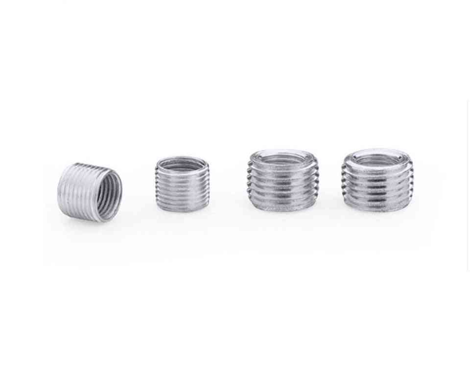 5pieces  Inner Outer Threaded Hollow Tube Coupler Conveyer Sliver-adapter Screw