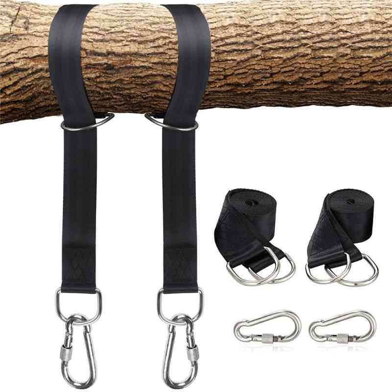 Swing Rope, Tree Hanging Straps Kit With Safer Lock