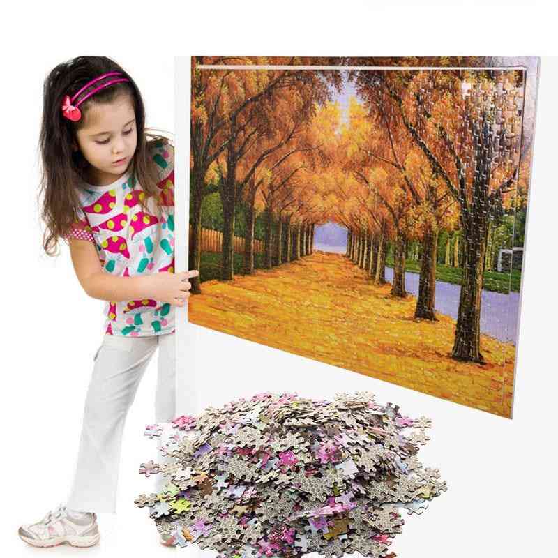 Jigsaw Puzzle Wooden Paper Puzzles - Educational For