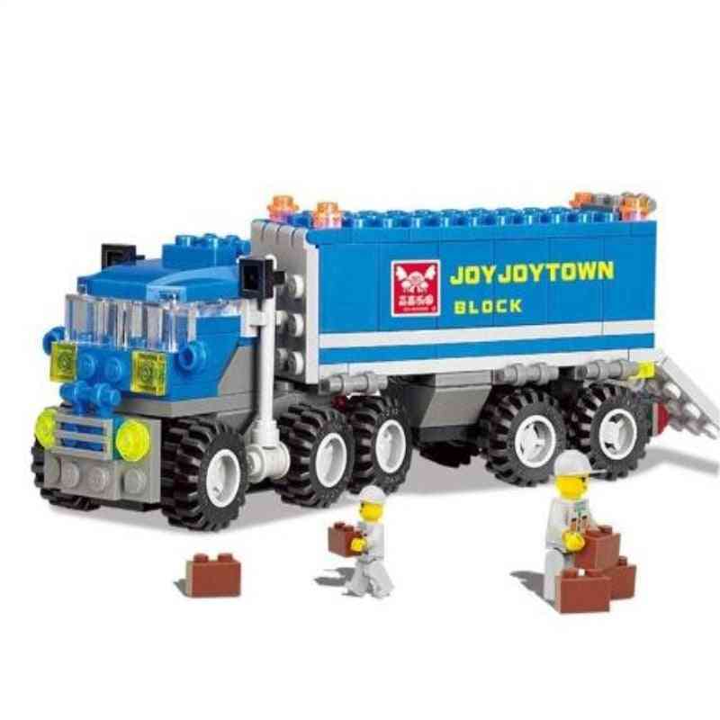 Deformované nákladní vozidlo městské auto stavební bloky hračka
