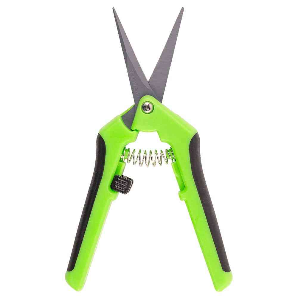 Gardening Hand Pruner Shear Trimming Scissors With Straight Stainless Steel Comfort Handles