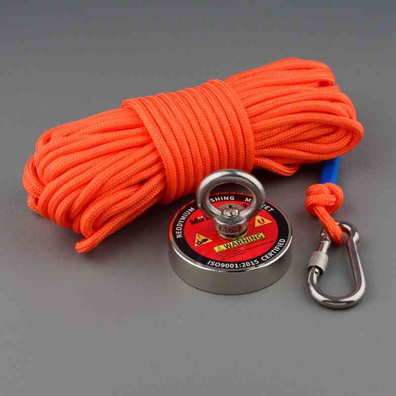 220 kg silný rybářský záchranný magnet a lano