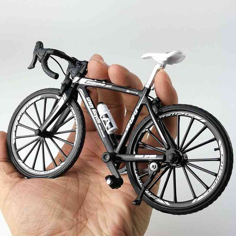 Crazy Magic Finger Alloy Bicycle Model - Bend Road Mini Racing Toy