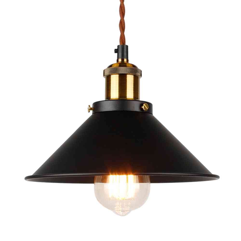 Industriële hanglamp, edison verlichting, vintage licht, metalen handlamp, ijzeren armatuur, brons