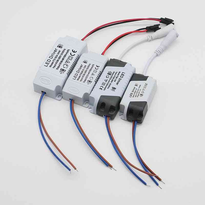 Led voeding 1 w-24 w 280 `` ma driver adapter met sm of dc plug ac90-265v verlichting transformator voor led-paneel licht