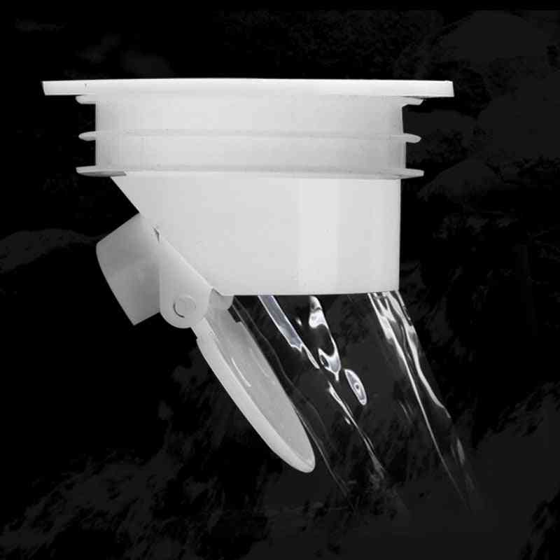 Siphon de sol de douche anti-odeur Couvercle de drain Crépine d'évier Bouchon de salle de bain Siphon Filtre de vidange d'eau Accessoires de cuisine (1 jeu)