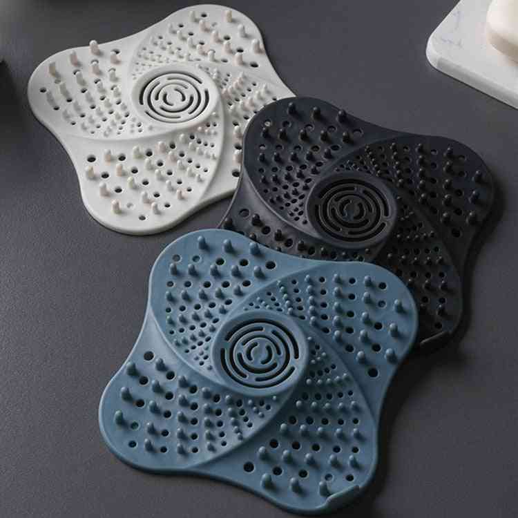 дренаж за баня филтър за оттичане на пода за мивка филтриране на остатъци от коса против запушване покритие за оттичане на пода, кухненски аксесоари