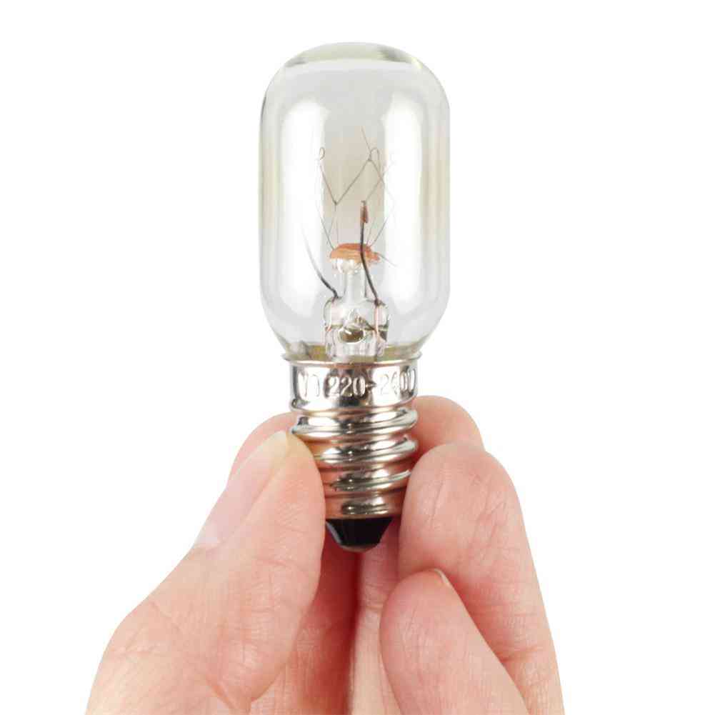 E14 / 220V / 15W kylskåpslampa mikrovågsugn, ugnsfläkt, kylskåp symaskinlampa (220240V)