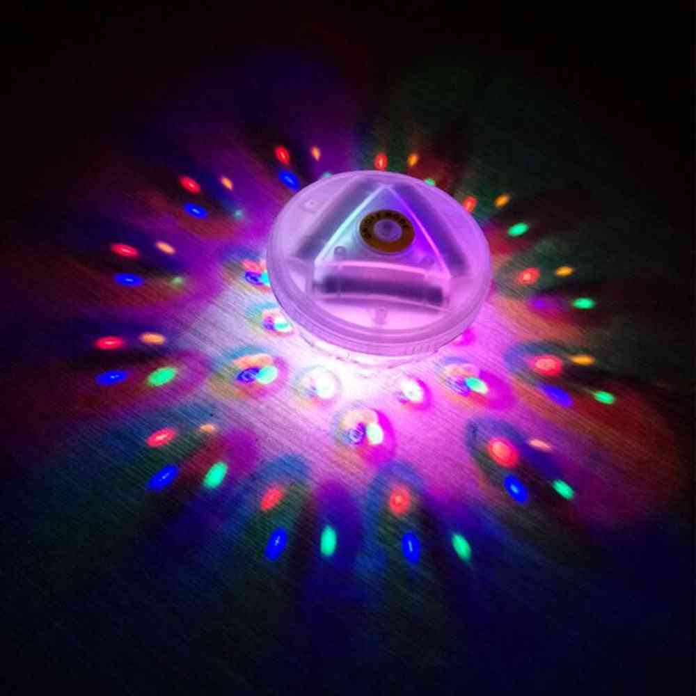 Floating Underwater Light Rgb Submersible Led For Disco Light Glow Show Swimming Pool (rgb)