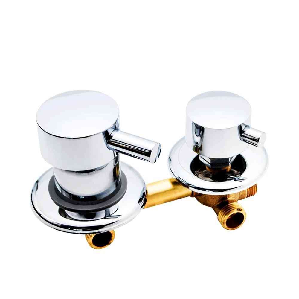 10cm/12.5cm 2/3/4/5 Ways Water Outlet Screw, Thread Center Distance, Mixing Valve Brass For Bathroom Shower
