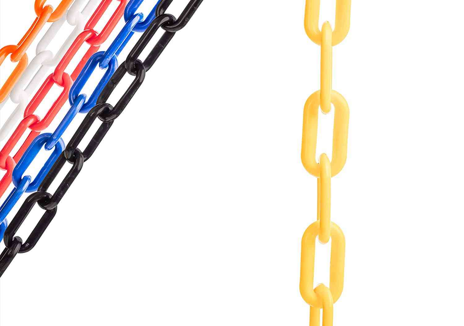 Uv Resistant, Plastic Chain Links For Crowd Control, Halloween, Prop