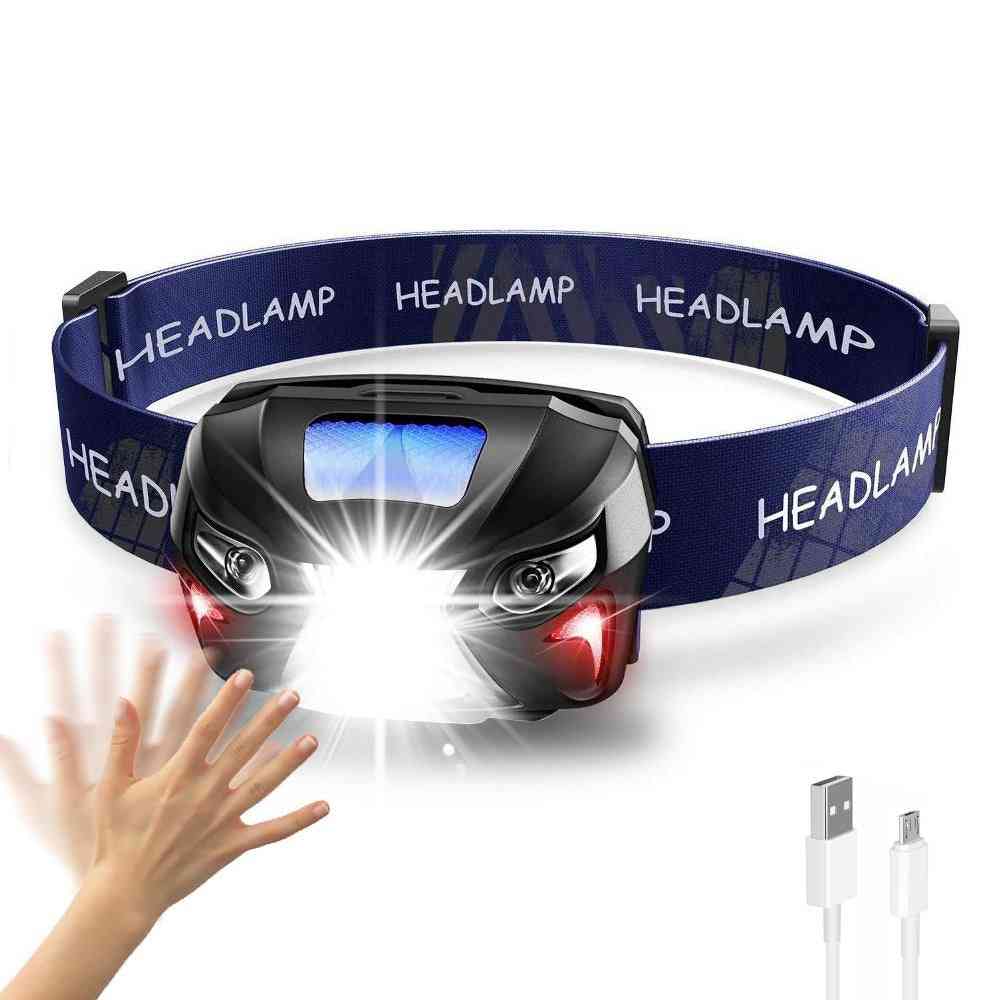 Powerfull Rechargeable  Headlamp Rechargeable Led -with Motion-sensor