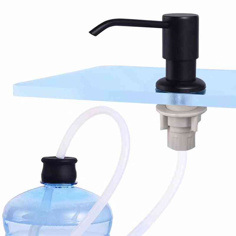 Küchenspüle Seifenspenderpumpe Messingdüse + Flüssigkeitsspender Verlängerungsrohr Kit - Küchenspüle Pumpe - 0Tube