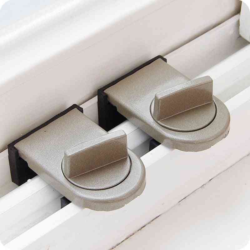 Sliding Doors / Windows Anti-theft Lock Push And Pull For Safety Protection