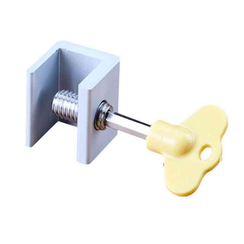 Säädettävät liukuikkunan lukot - pysäytä alumiiniseoksesta valmistettu ovikehyksen turvallisuus avaimilla kotitoimiston turvaikkunan lukko