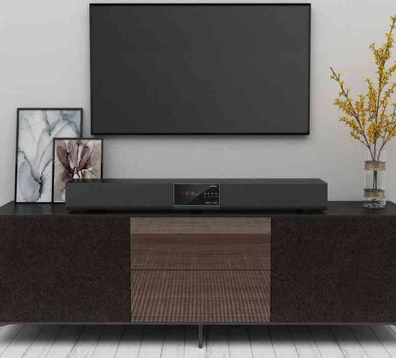 Bluetooth Soundbar With Dual Built-in Subwoofers, Removable Cover