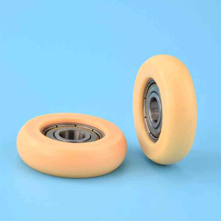 5pcs Round Type Pulley Wheel With Coated Bearing