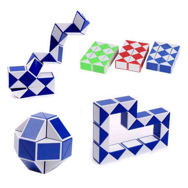 Magic Antistress Cube Twist - Snake Folding Ruler Educational Toy