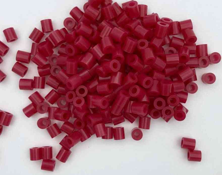 Cuentas de perler de 5 mm 1000 piezas cuentas de hierro perlado con cuentas fusibles para niños - hama beads diy rompecabezas juguete de regalo hecho a mano de alta calidad - 1