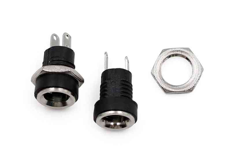 3a 12v For Dc Power Supply Jack Socket Female Panel Mount Connector Plug Adapter